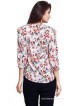 Ossi Casual 3/4 Sleeve Printed Women's Top